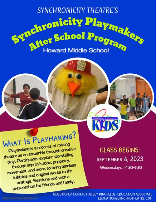Theater program info
